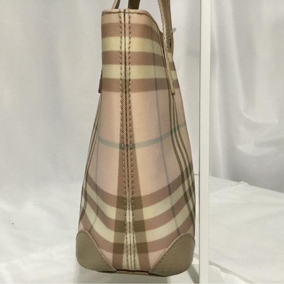 Authentic BURBERRY Mini Tote Biege - Picture 4 of 14